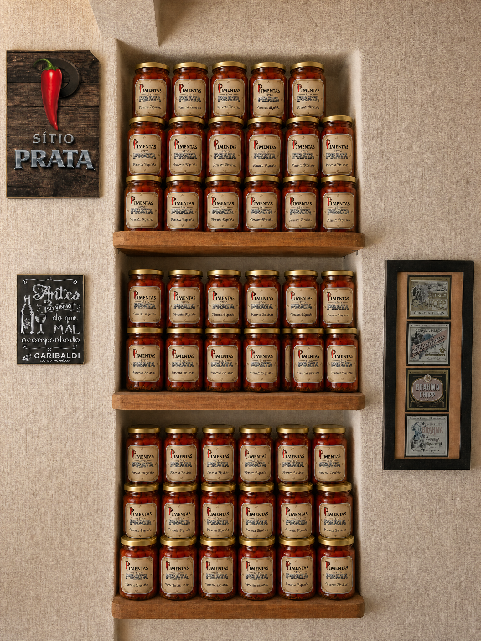 Molho de pimenta artesanal